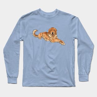 Sassy Golden Retriever | Cute Dog Art Long Sleeve T-Shirt